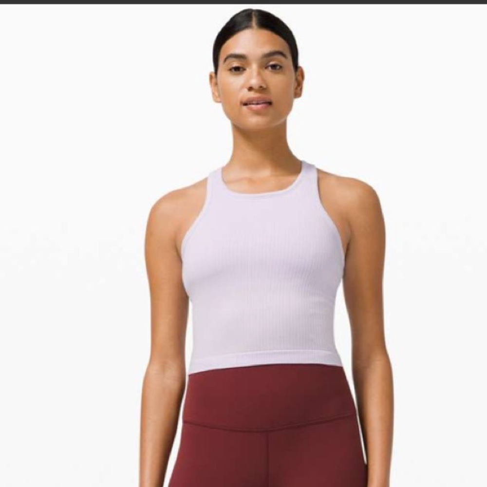 Lululemon Ebb to Street Racerback Crop Tank